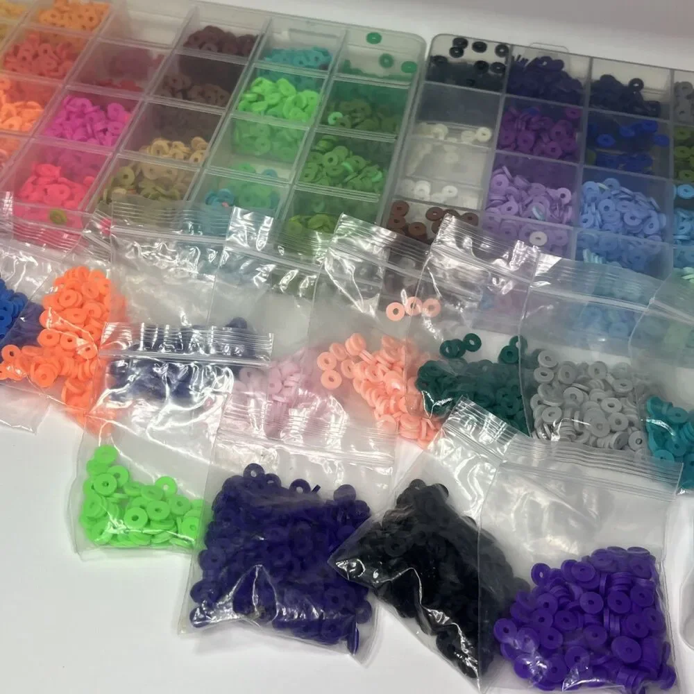 Clay Bead Set bundle ,assorted colors clay beads